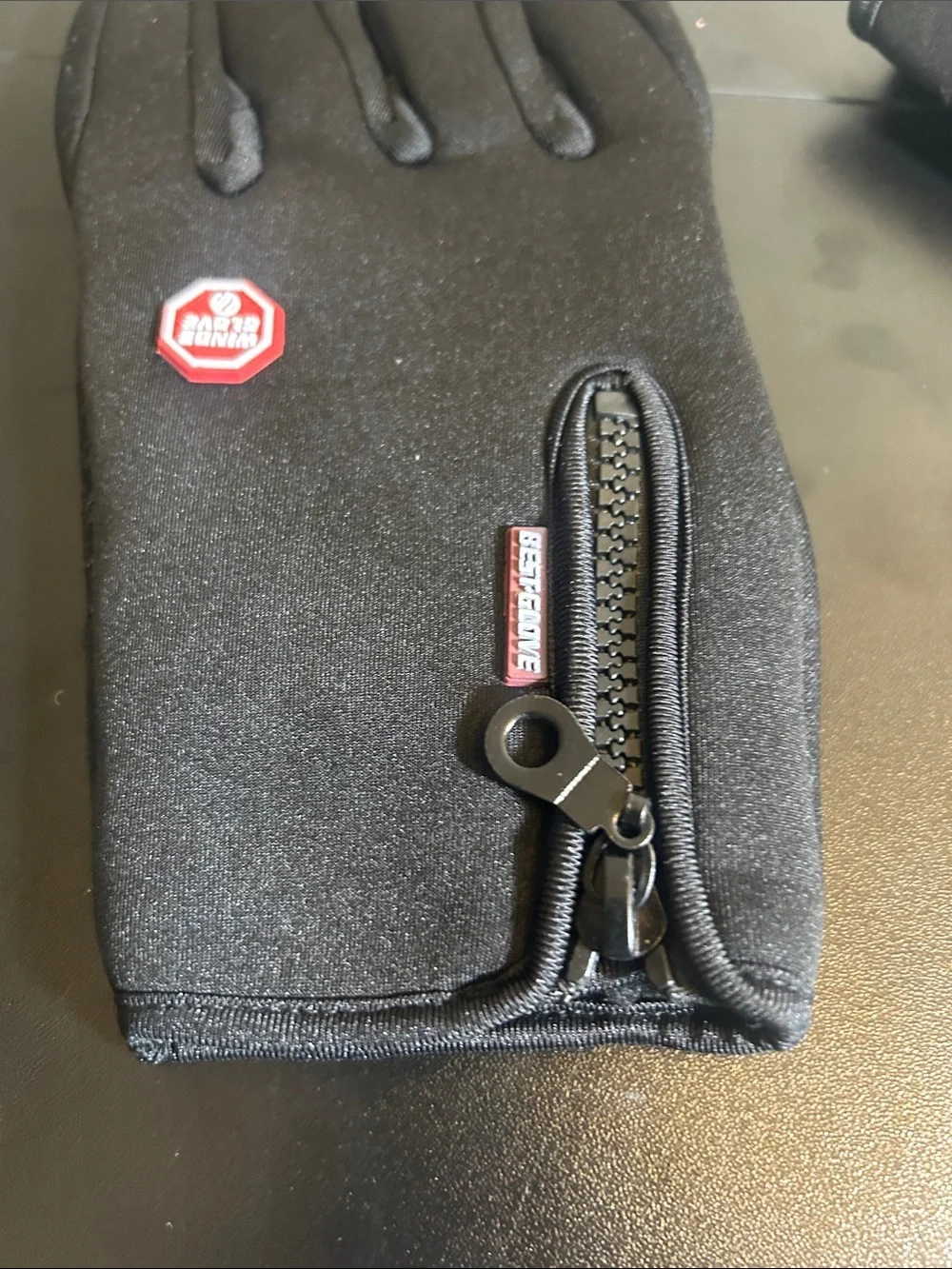 B-Forest thermal windproof-gloves featuring a water-resistant softshell Size S